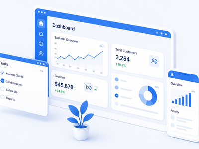 Avrotech dashboard illustration